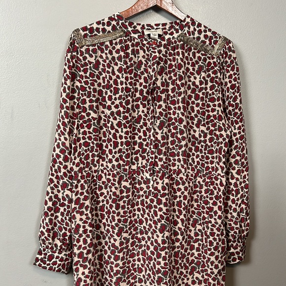 Hoss INTROPIA Women’s Leopard Print 100% Silk Dress Size 44 - Picture 2 of 16